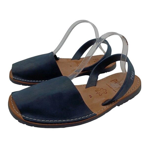 Pons Avarcas Shoes Mens Size EU 44 US 11 Leather Handmade Minorcan Sandals Spain - Picture 1 of 8